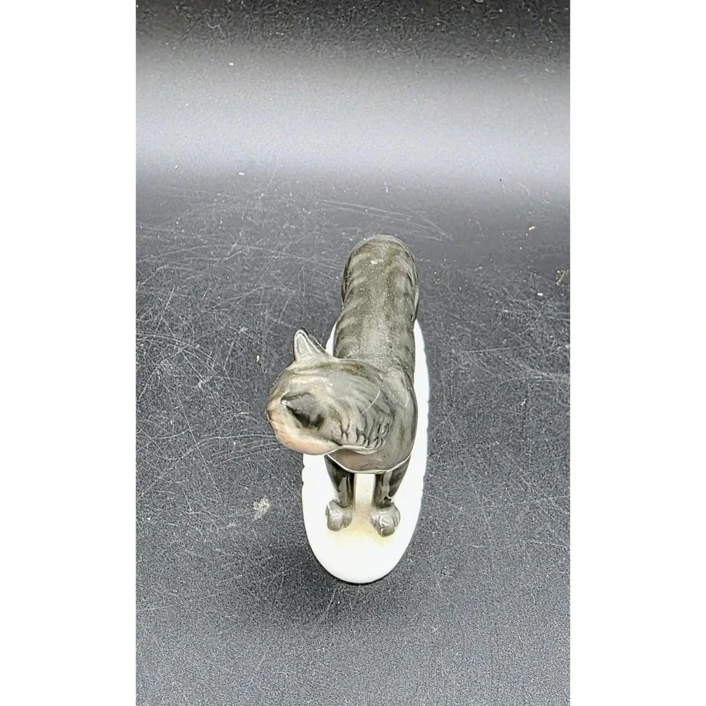 Vintage Rosenthal Cat Kitten Kitty Figurine Black Bavaria 3.5
